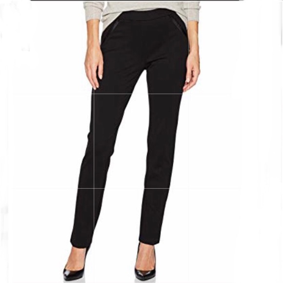 Rafaella Pants - Rafaella NWT Black Ponte Slim Leg Fit Pants 20